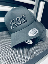 Load image into Gallery viewer, R32 3D EMBROIDERED BLACK CAP