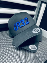 Load image into Gallery viewer, R32 3D EMBROIDERED BLACK CAP
