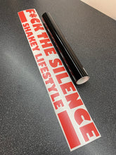 Load image into Gallery viewer, SHAKEY LIEFSTYLE F*CK THE SILENCE SUNSTRIP