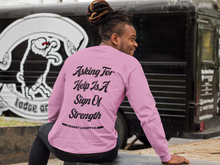 Load image into Gallery viewer, SHAKEY LIFESTYLE ASKING FOR HELP LONG SLEEVE TEE VARIOUS COLOURS