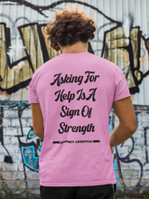 Load image into Gallery viewer, SHAKEY LIFESTYLE ASKING FOR HELP TEE VARIOUS COLOURS