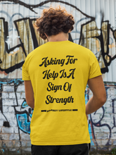 Load image into Gallery viewer, SHAKEY LIFESTYLE ASKING FOR HELP TEE VARIOUS COLOURS