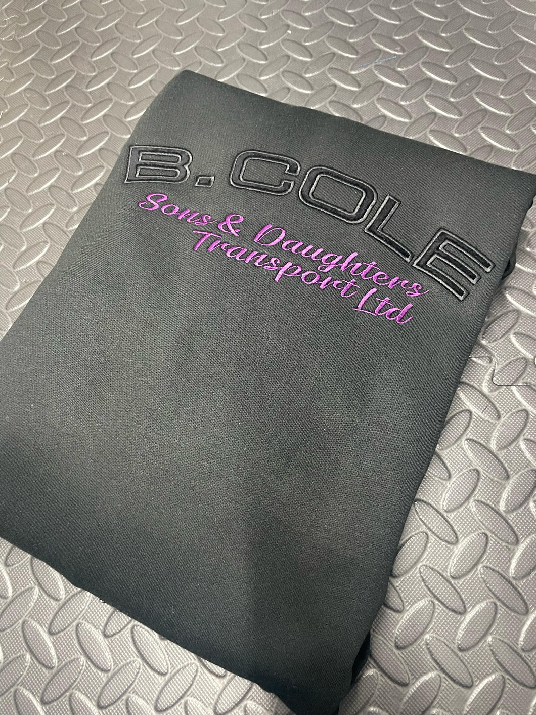 B COLE APPLIQUE HOODY