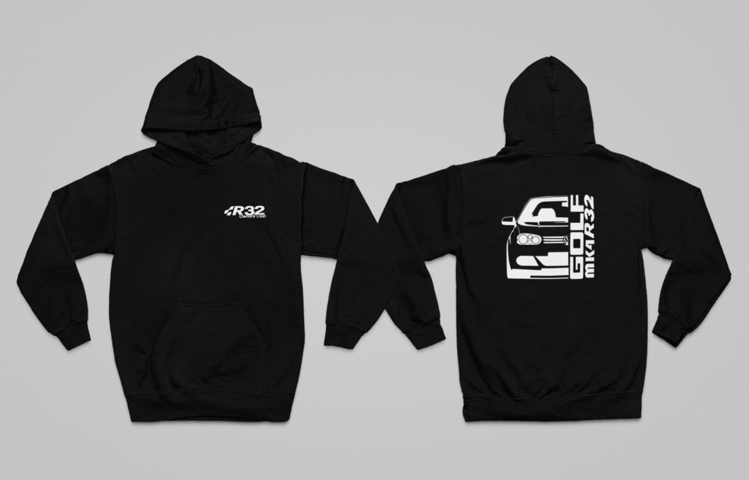 R32UK OWNERS CLUB MK4 PRINTED HOODY