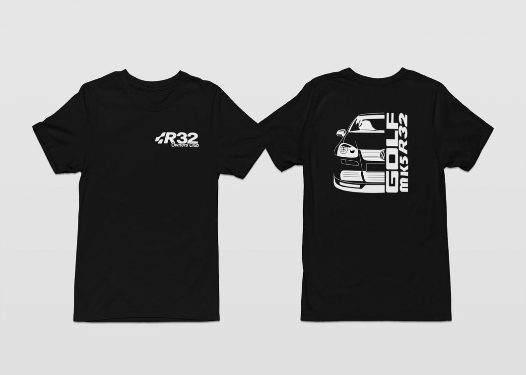 R32UK OWNERS CLUB MK5 PRINTED TEE
