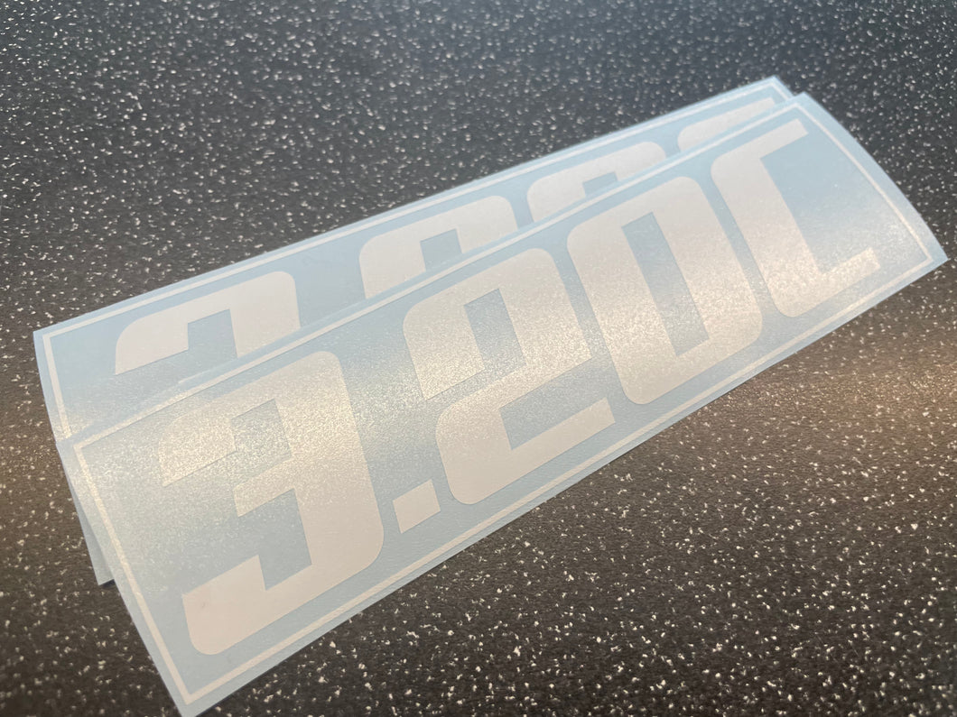 3.20C DECALS - 2 PACK
