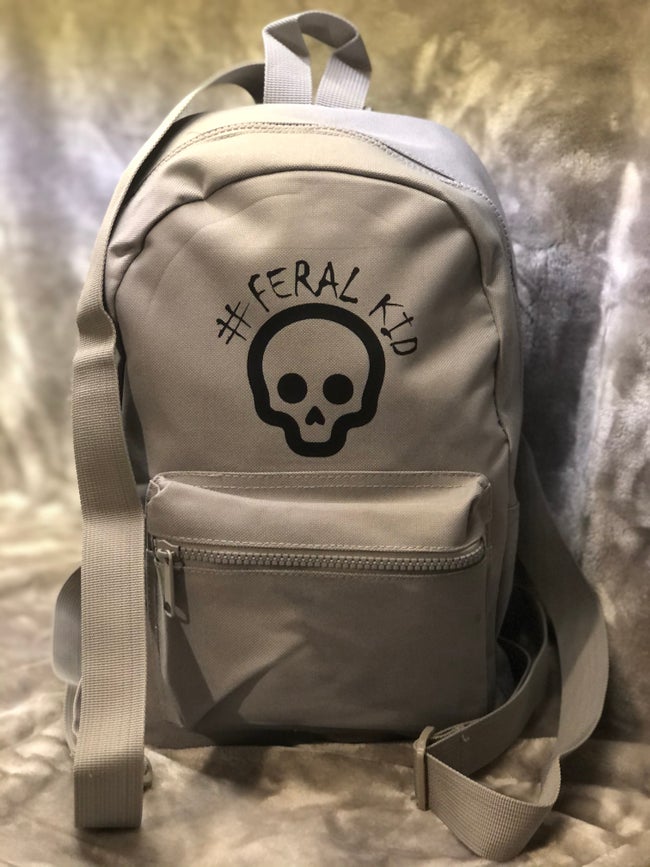 #FERALKID SKULL BACKPACK