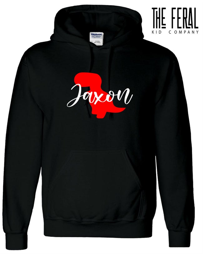 PERSONALISED DINOSAUR HOOD