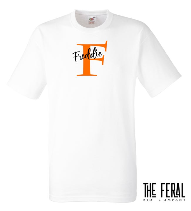 PERSONALISED LETTER TSHIRT