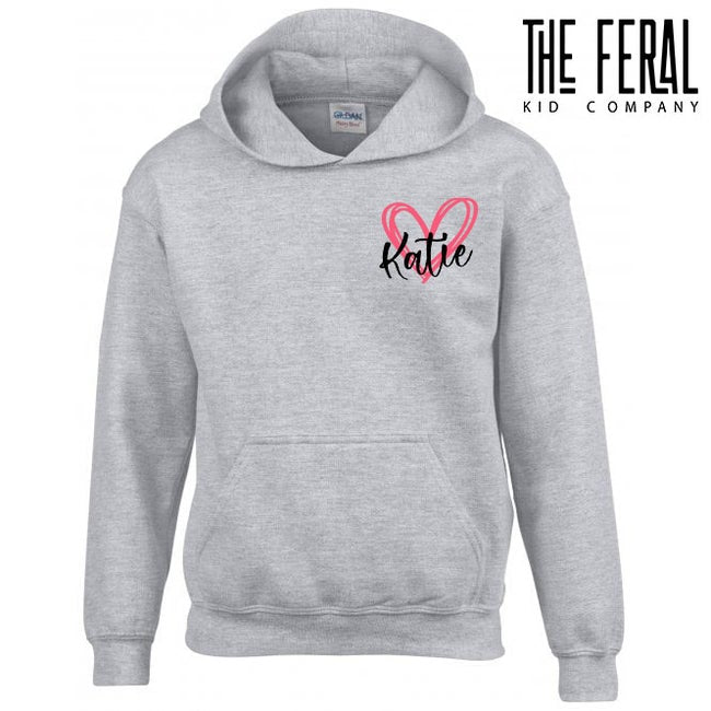 CHILDREN'S PERSONALISED HEART HOOD