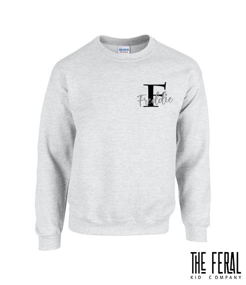 PERSONALISED LETTER SWEATSHIRT