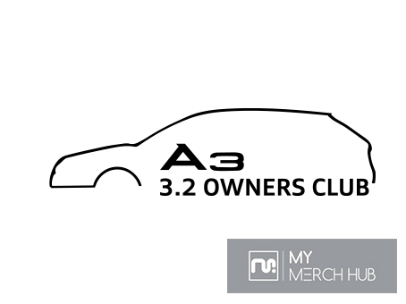 A3 3.2 OWNERS CLUB SPORTSBACK DECAL 200MM