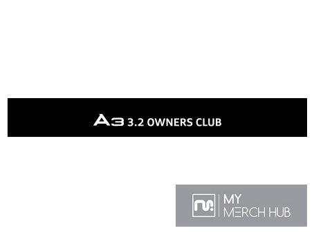 A3 3.2 OWNERS CLUB CUT OUT SUNSTRIP