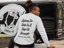 Load image into Gallery viewer, SHAKEY LIFESTYLE ASKING FOR HELP LONG SLEEVE TEE VARIOUS COLOURS
