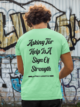 Load image into Gallery viewer, SHAKEY LIFESTYLE ASKING FOR HELP TEE VARIOUS COLOURS
