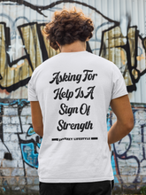 Load image into Gallery viewer, SHAKEY LIFESTYLE ASKING FOR HELP TEE VARIOUS COLOURS
