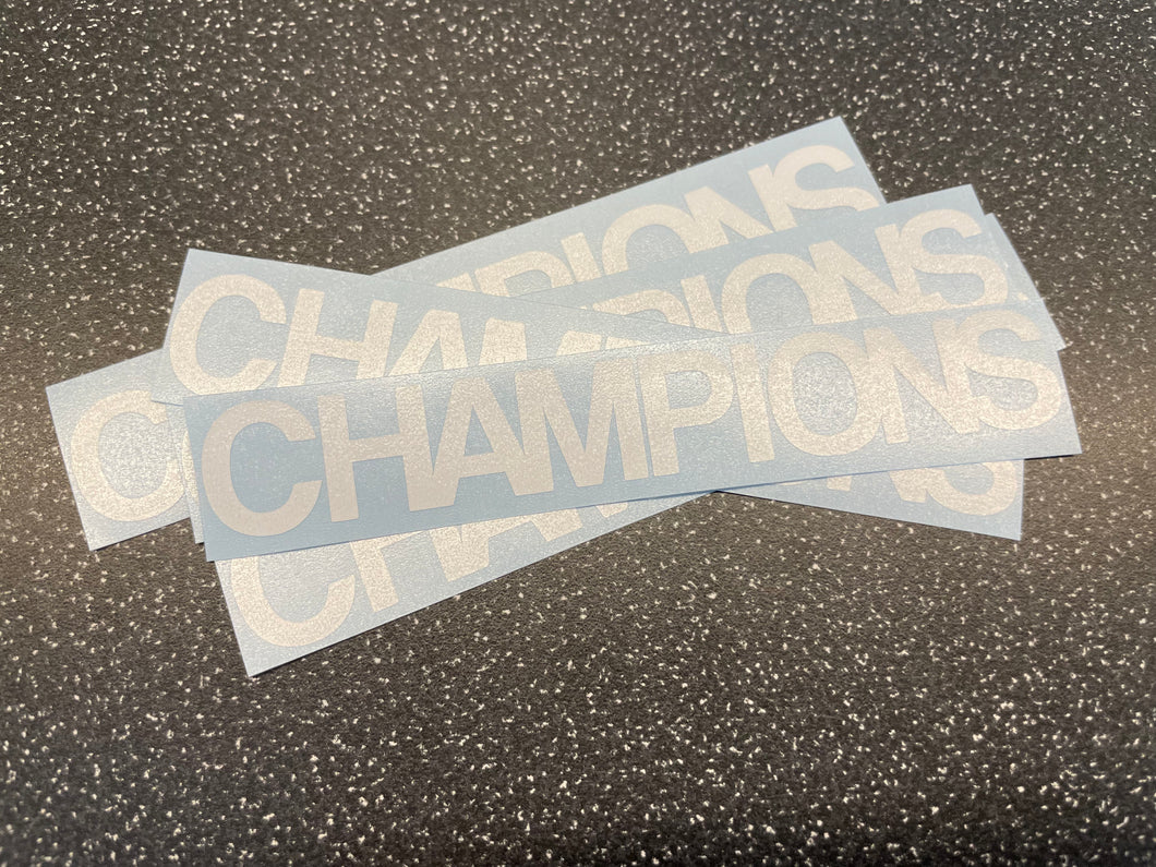 CHAMPIONS STICKER