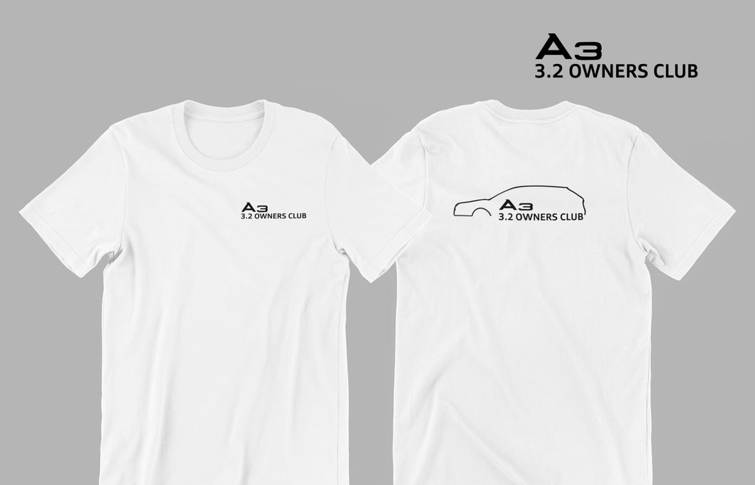A3 3.2 OWNERS CLUB SPORTSBACK TEE