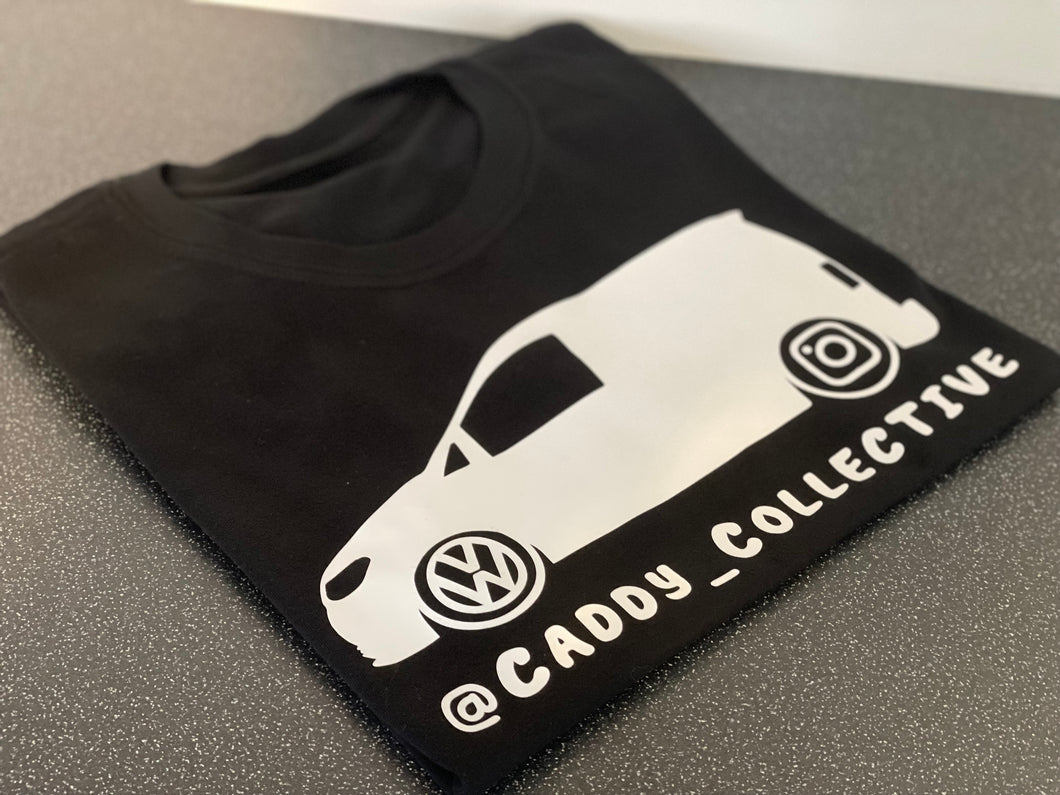 CADDY COLLECTIVE BLACK TSHIRT