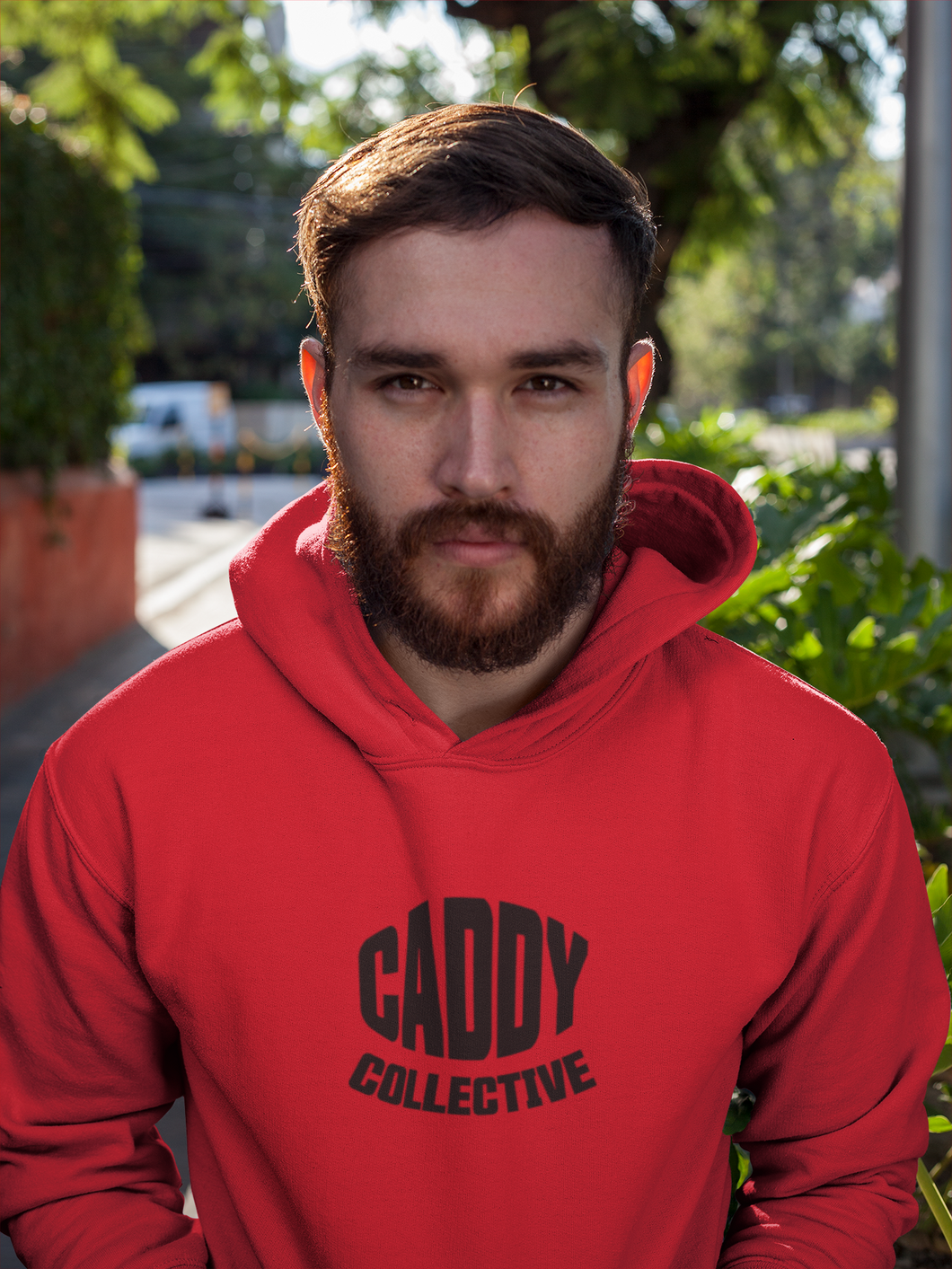 CADDY COLLECTIVE OVAL HOODY RED