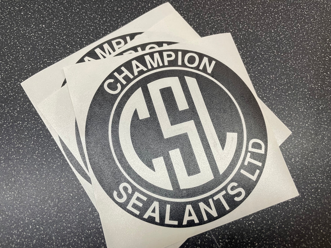 CHAMPION SEALANT ORIGINAL STICKER