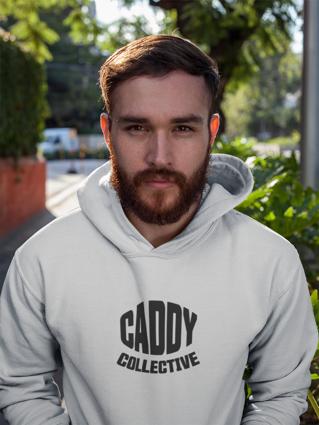 CADDY COLLECTIVE OVAL HOODY WHITE